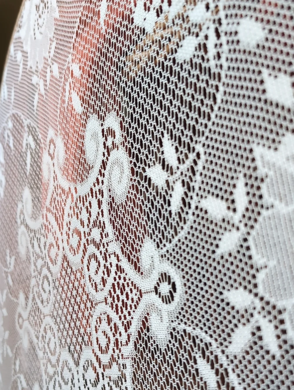 Handmade White Lace Embroidery Hoop Wall Art - Picture 6 of 7